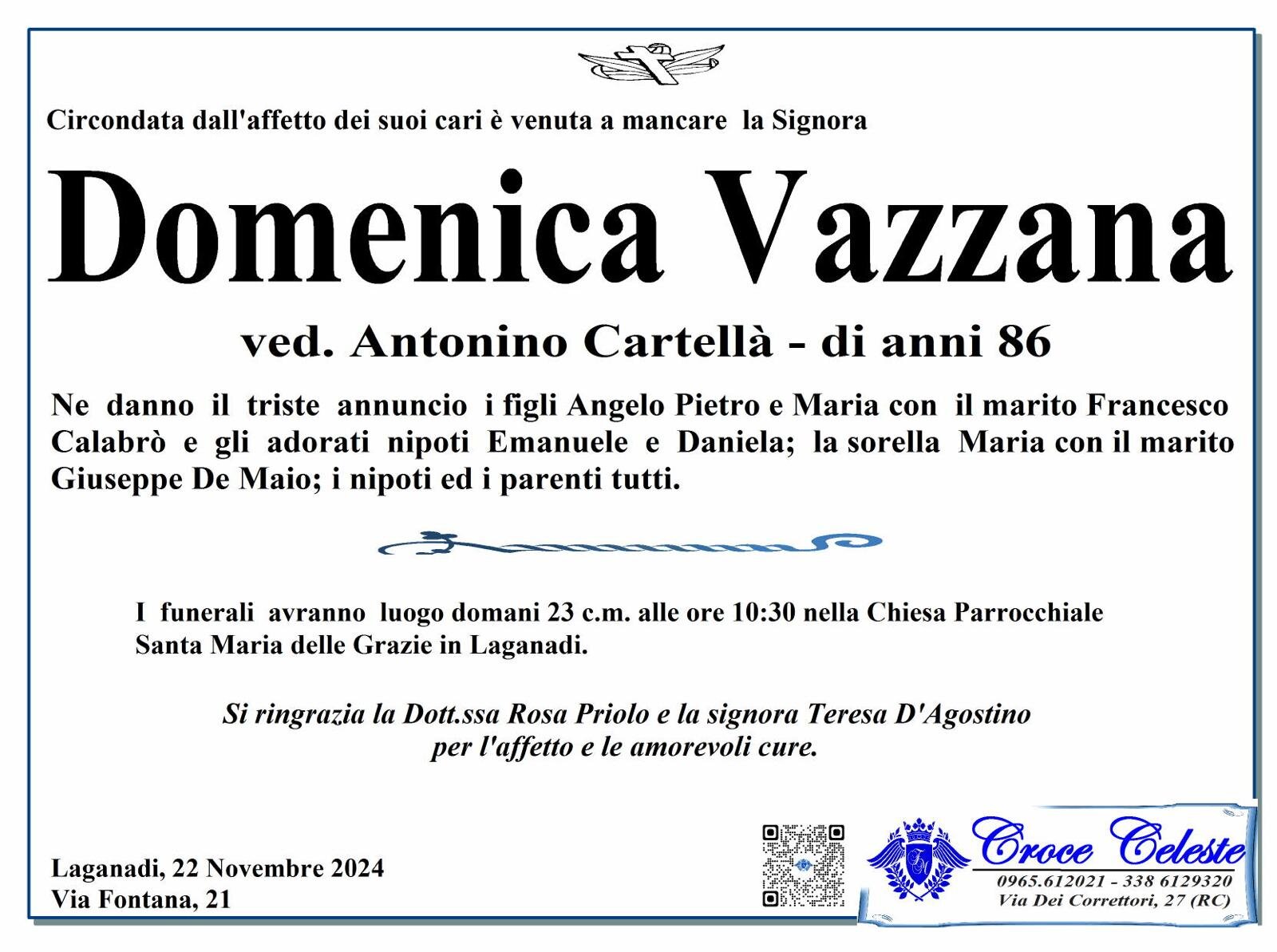 DOMENICA VAZZANA
