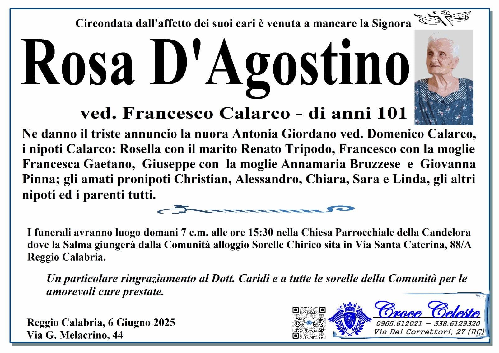 ROSA D'AGOSTINO