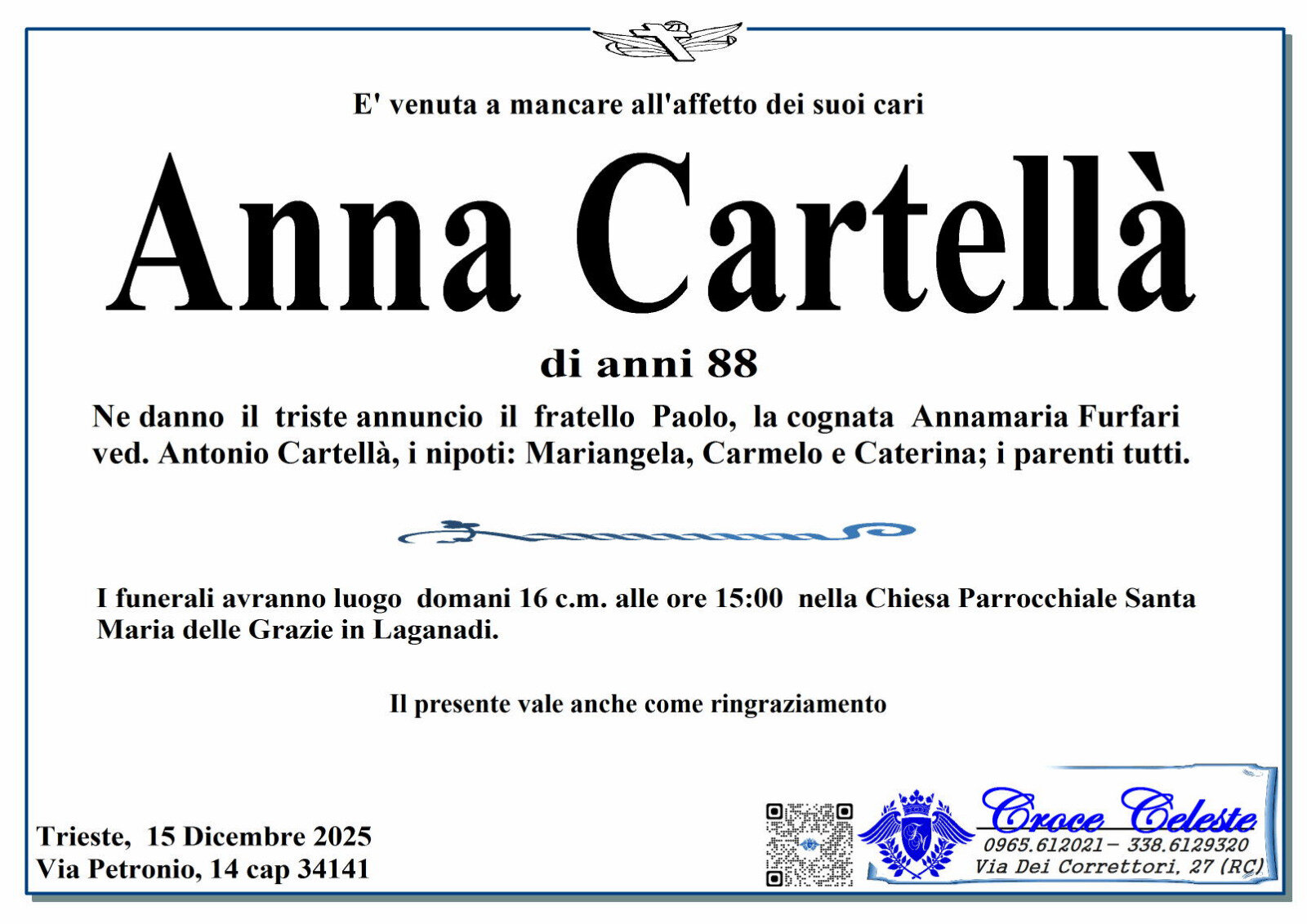 ANNA CARTELLA'