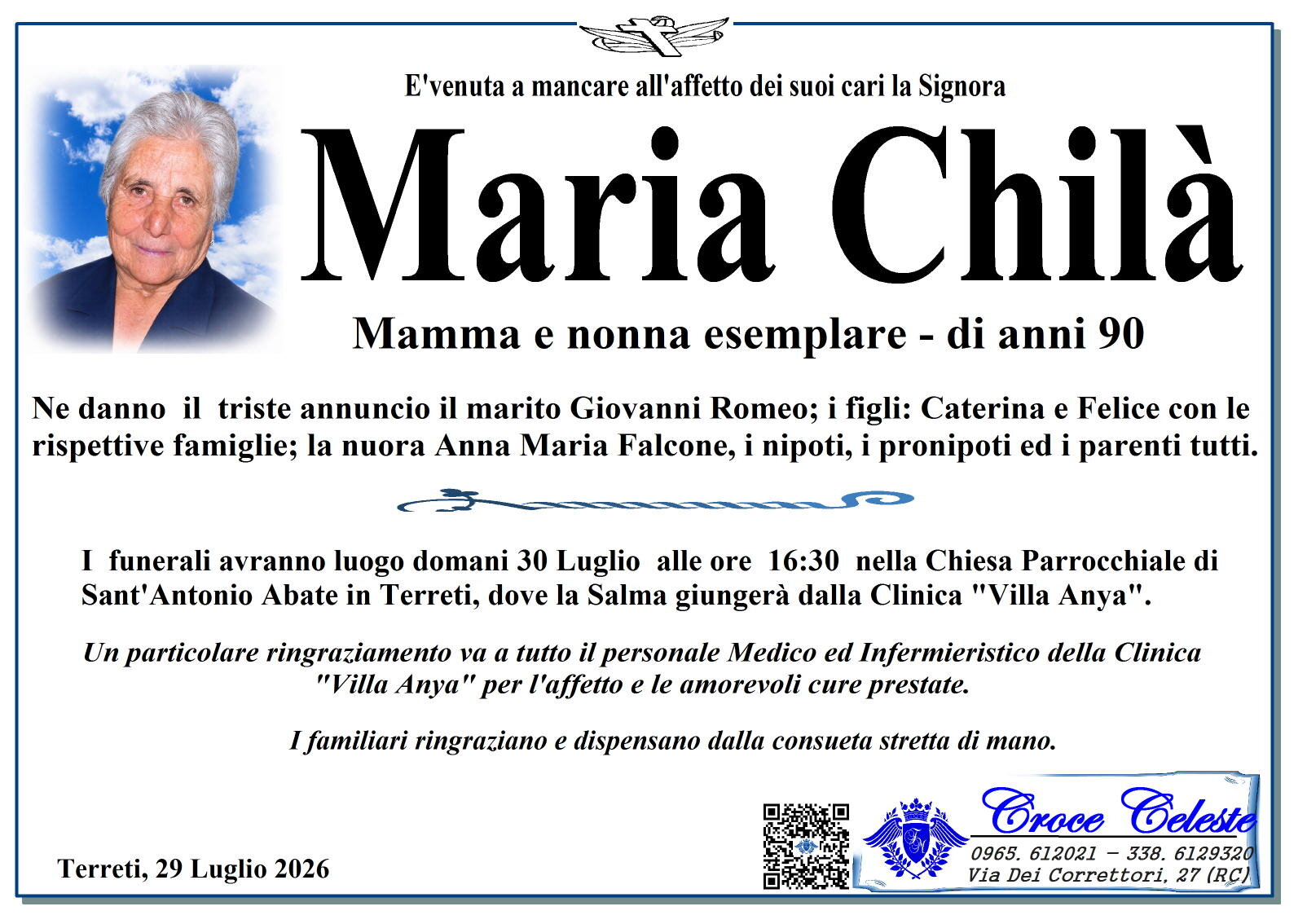 MARIA CHILA'