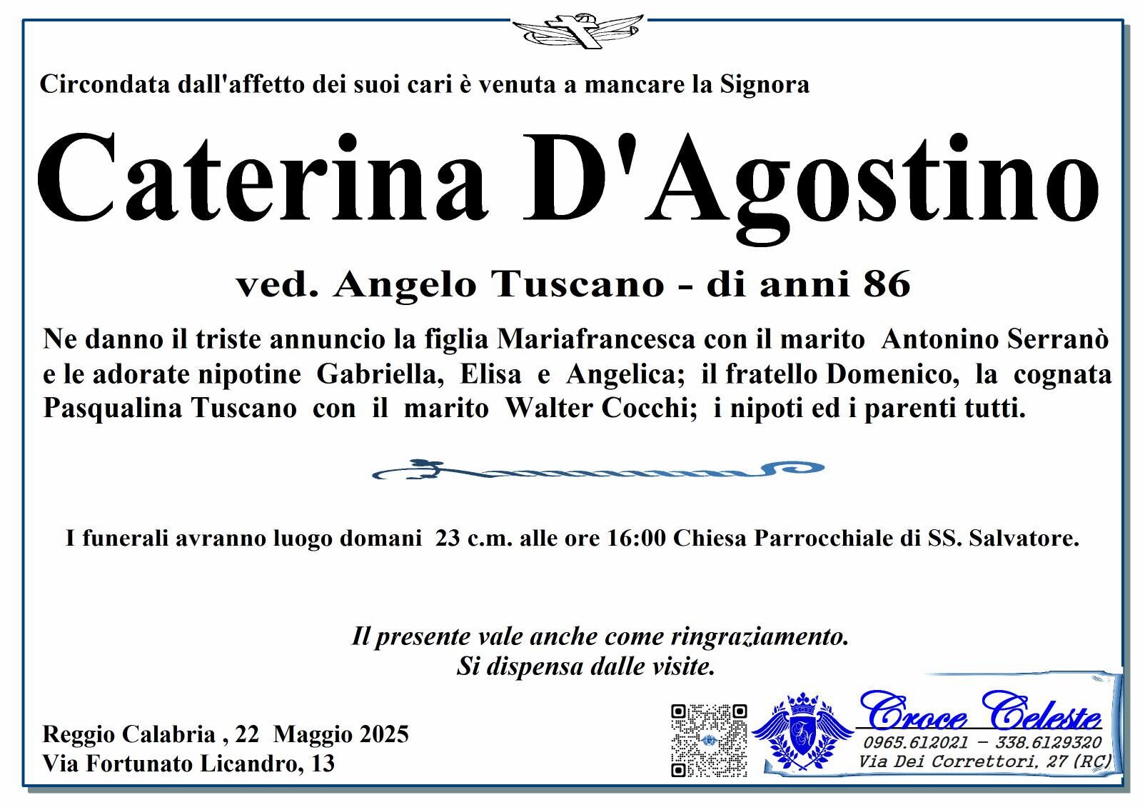 CATERINA D'AGOSTINO