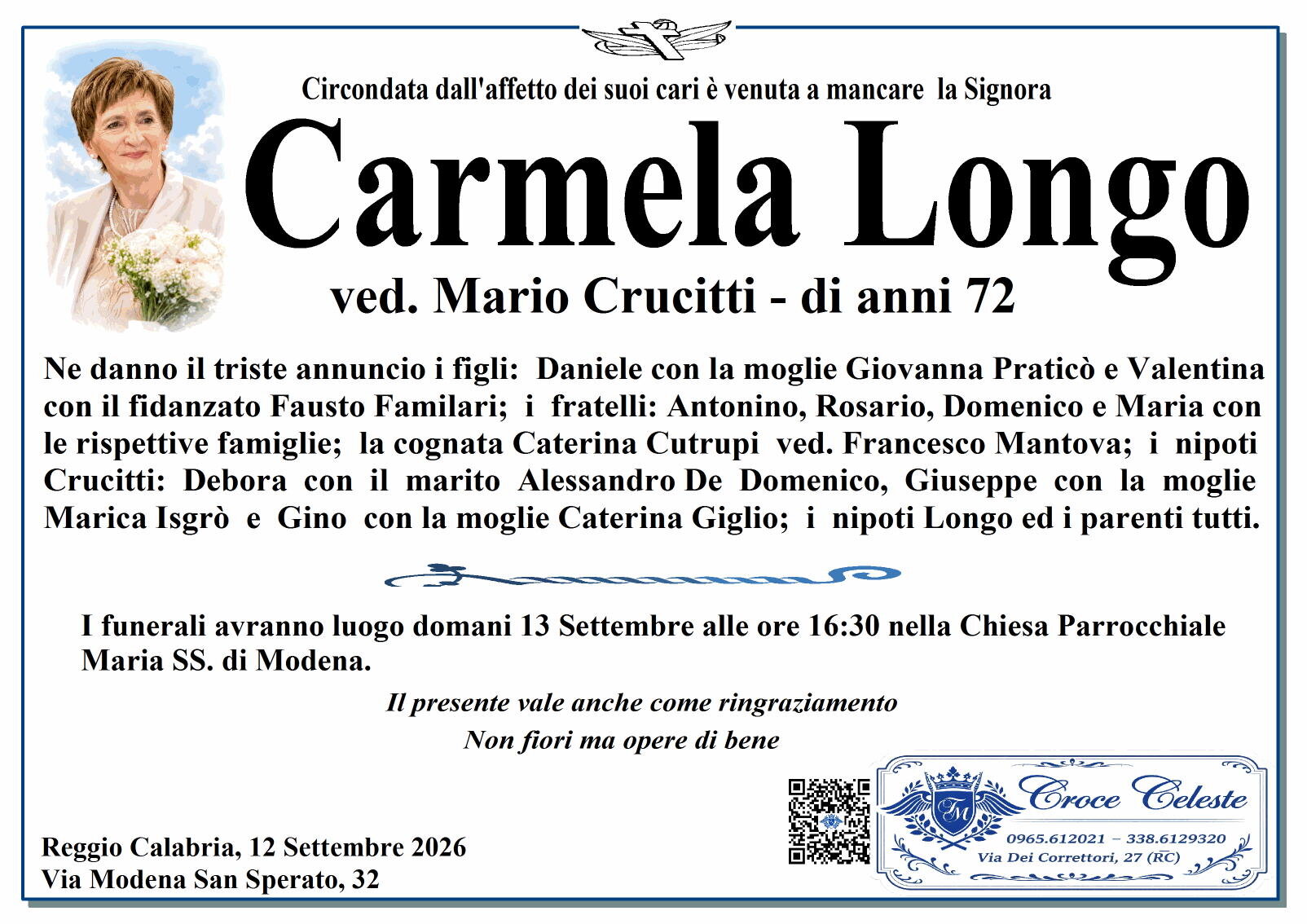 CARMELA LONGO