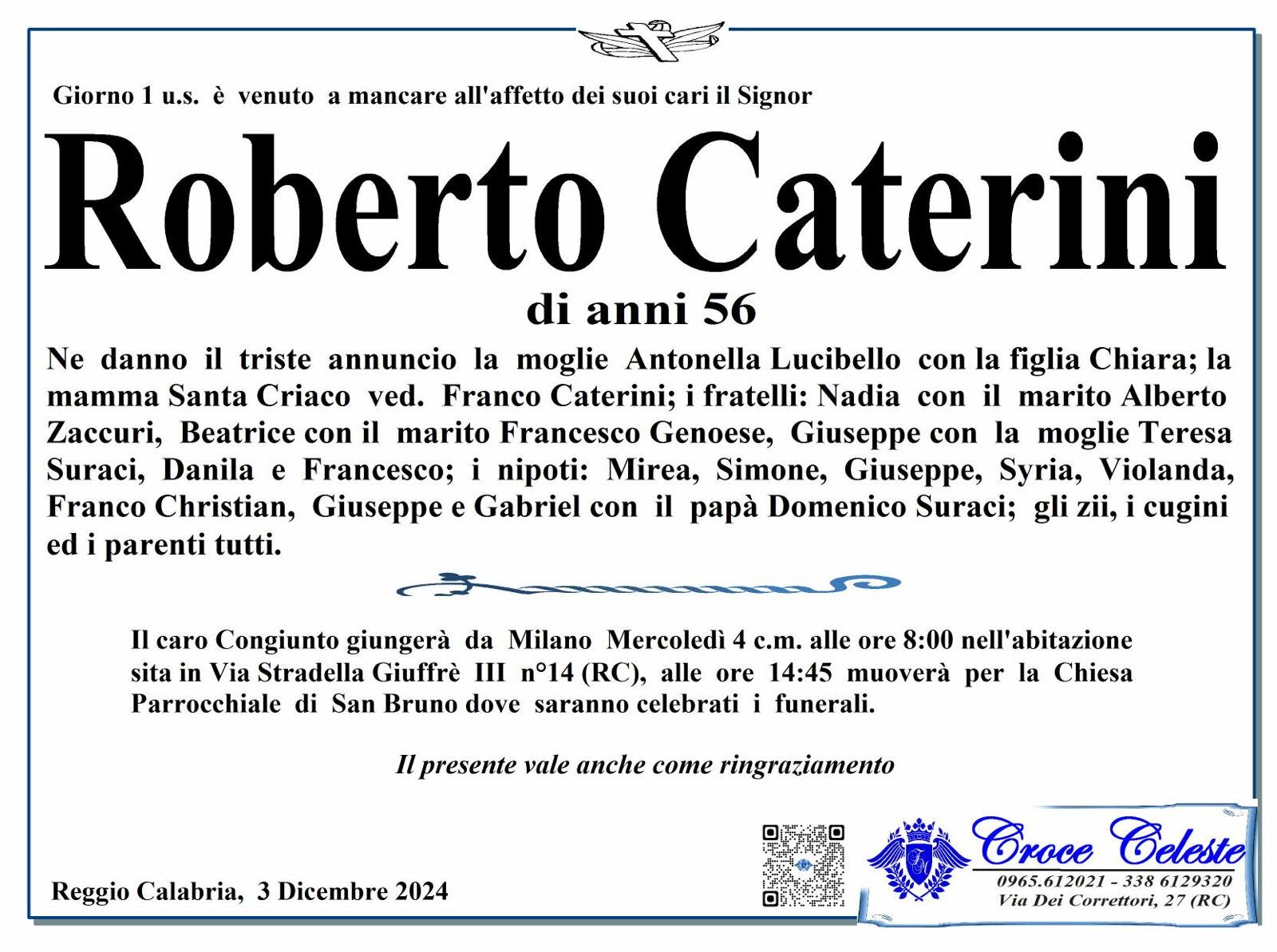 ROBERTO CATERINI