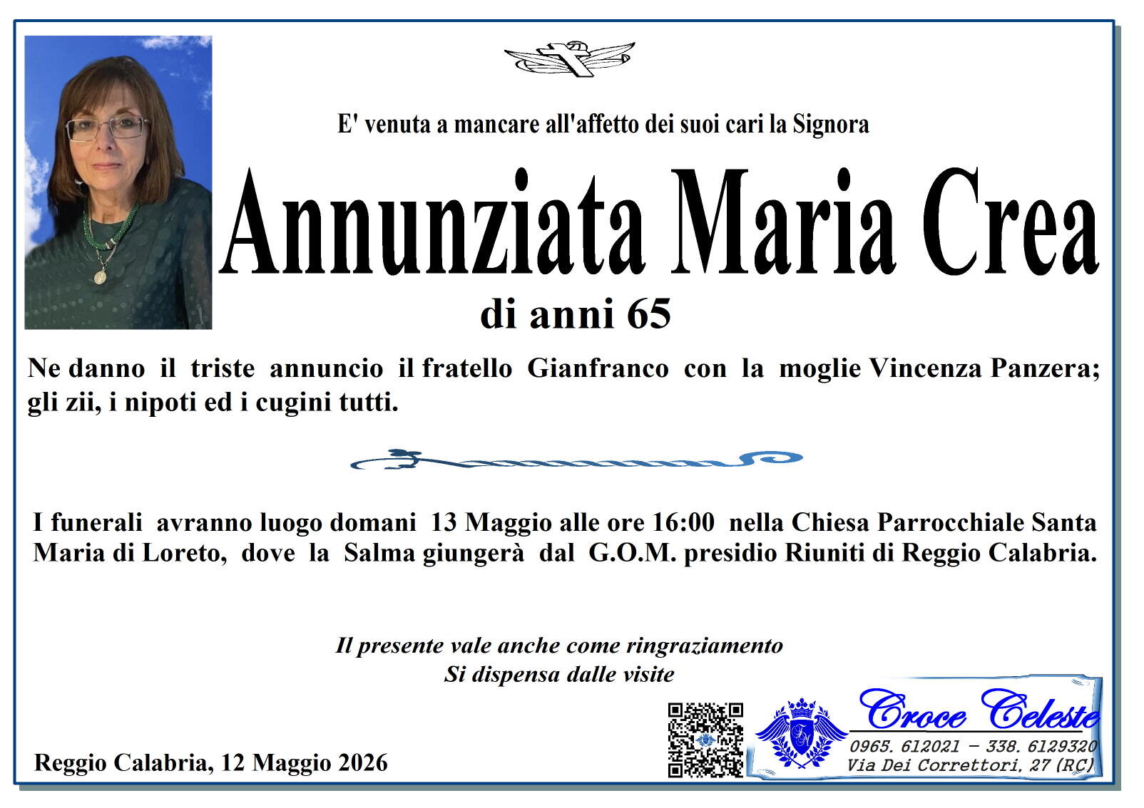 ANNUNZIATA MARIA CREA