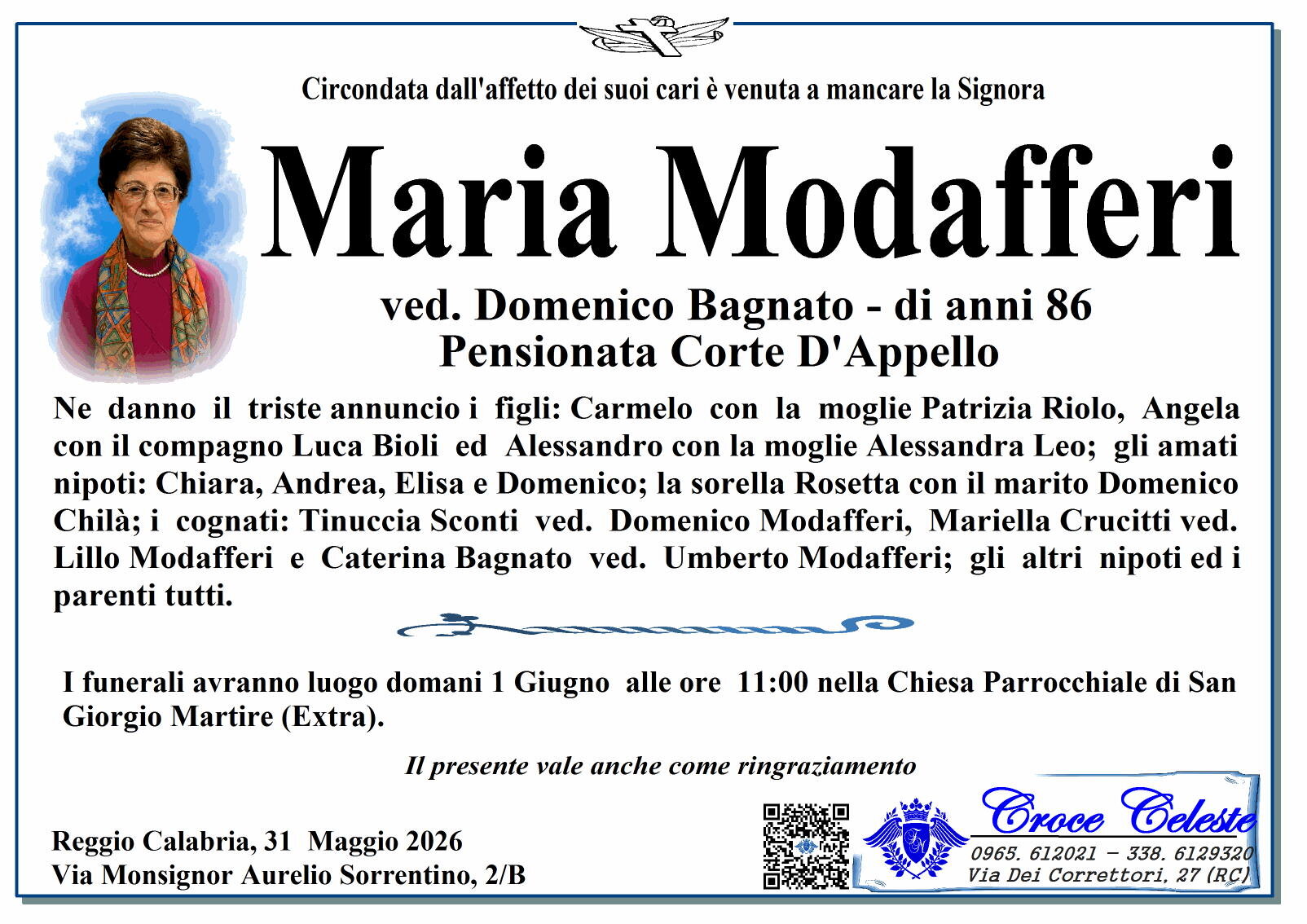 MARIA MODAFFERI