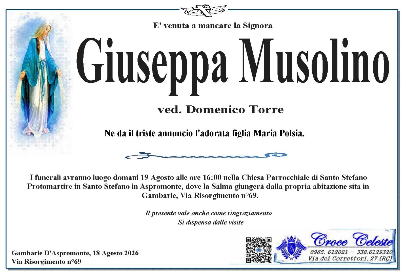 GIUSEPPA MUSOLINO