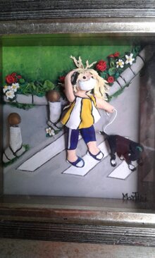 A spasso con la mascherina