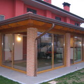 Veranda in alluminio