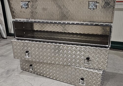 box contenitore in alluminio mandorlato