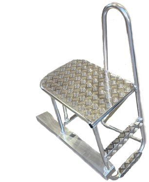 scaletta in alluminio per piattaforme aeree 