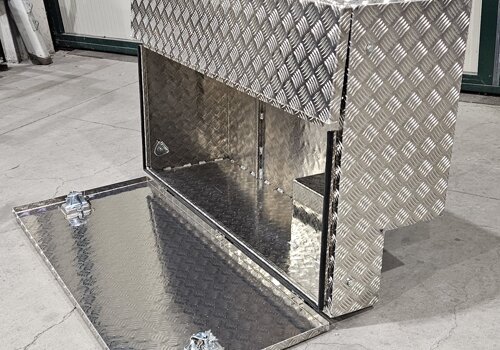 baule armadio porta attrezzi in alluminio