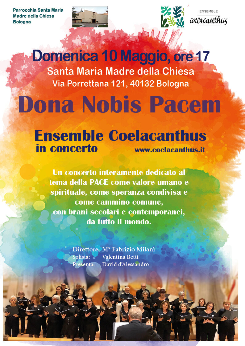 Dona Nobis Pacem Concerto per la Pace nel mondo - Domenica 10 Maggio 20206