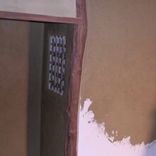 Casa Wakita - intonaco di calce argilla e paglia