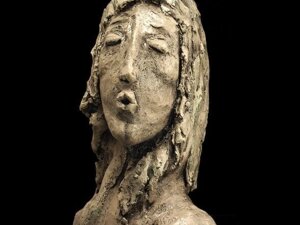 Ceramica pigmento nero e cristallina matt. Anno 2008. cm. 14x30x18