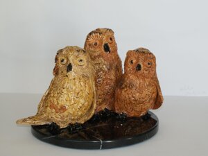 Ceramica ossidi e smalti in diverse cotture. Anno 2012. cm.30x26x16