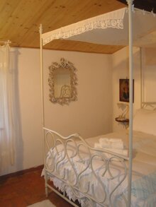 letto a baldacchino