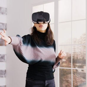Visualizzazione del Progetto con occhiali VR