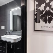 Minimal flat Bathroom
