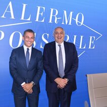 Pasqualino Monti e Roberto Lagalla
