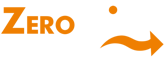 logo zeroprint bianco