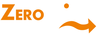 logo zeroprint bianco