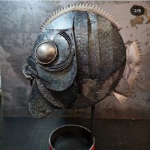 Circle fish. IN VENDITA Ferro. H45 cm. IN VENDITA