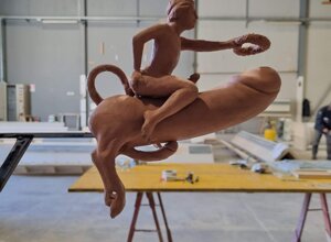 Scultura di Luigi Ottolino, Gigi Ottolino per la serie tv Those About To Die