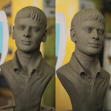 Ritratto di ragazzo Scultura di Luigi Ottolino, Gigi Ottolino