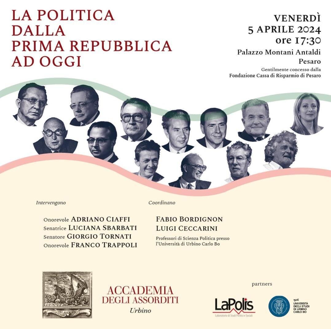 La politica dalla Prima Repubblica ad oggi