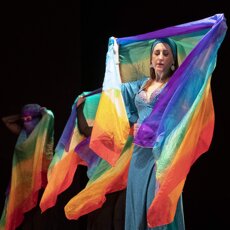 danza con il velo, danza orientale, bellydance