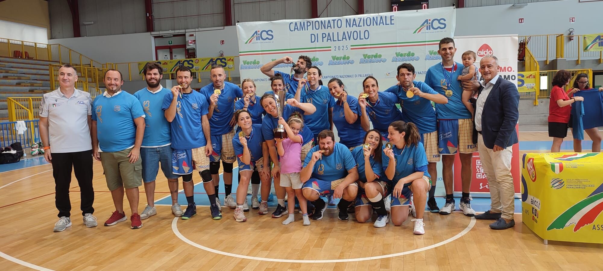 BF Team trionfa alle Finali Nazionali AICS di volley misto a Misano Adriatico