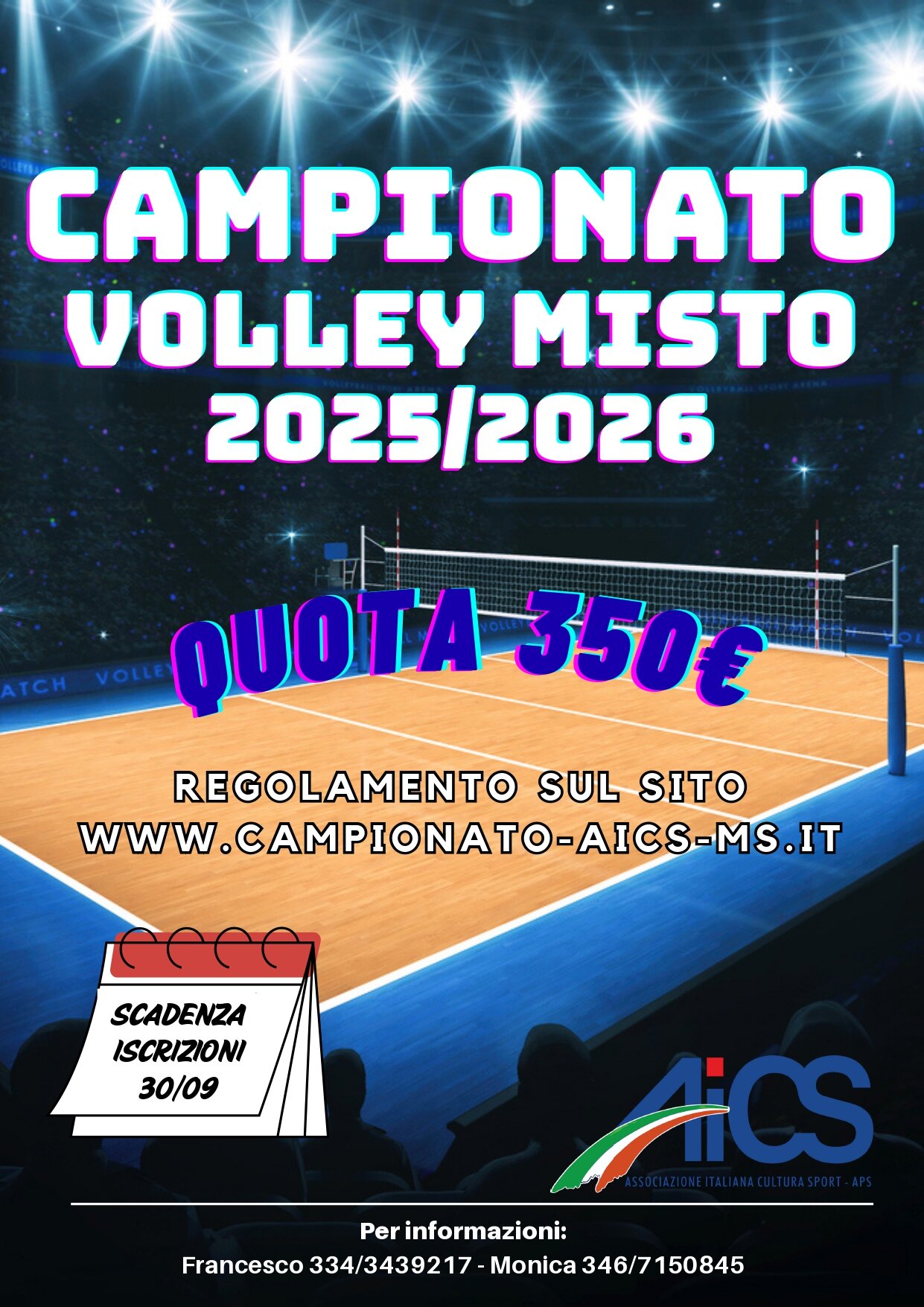 CAMPIONATO VOLLEY MISTO 2025/2026