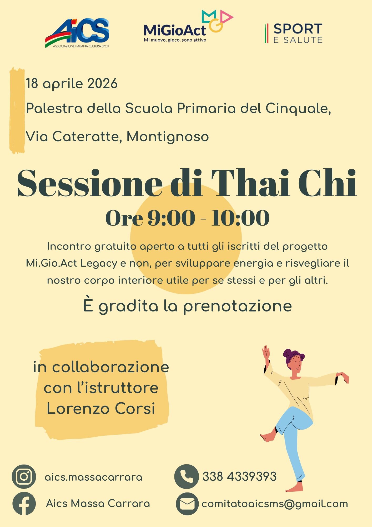 18 Aprile 2026 - Sessione di Thai Chi