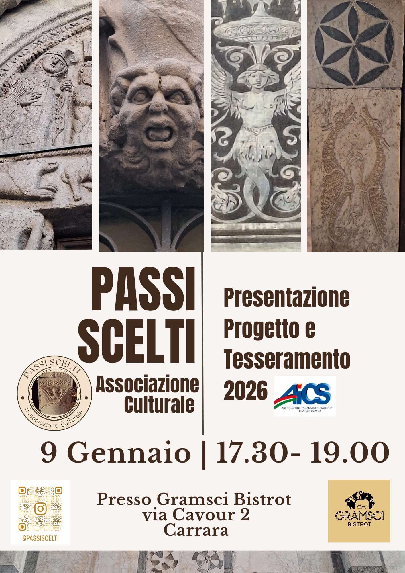 Presentazione del programma 2026 dell&rsquo;Associazione Culturale Passi Scelti