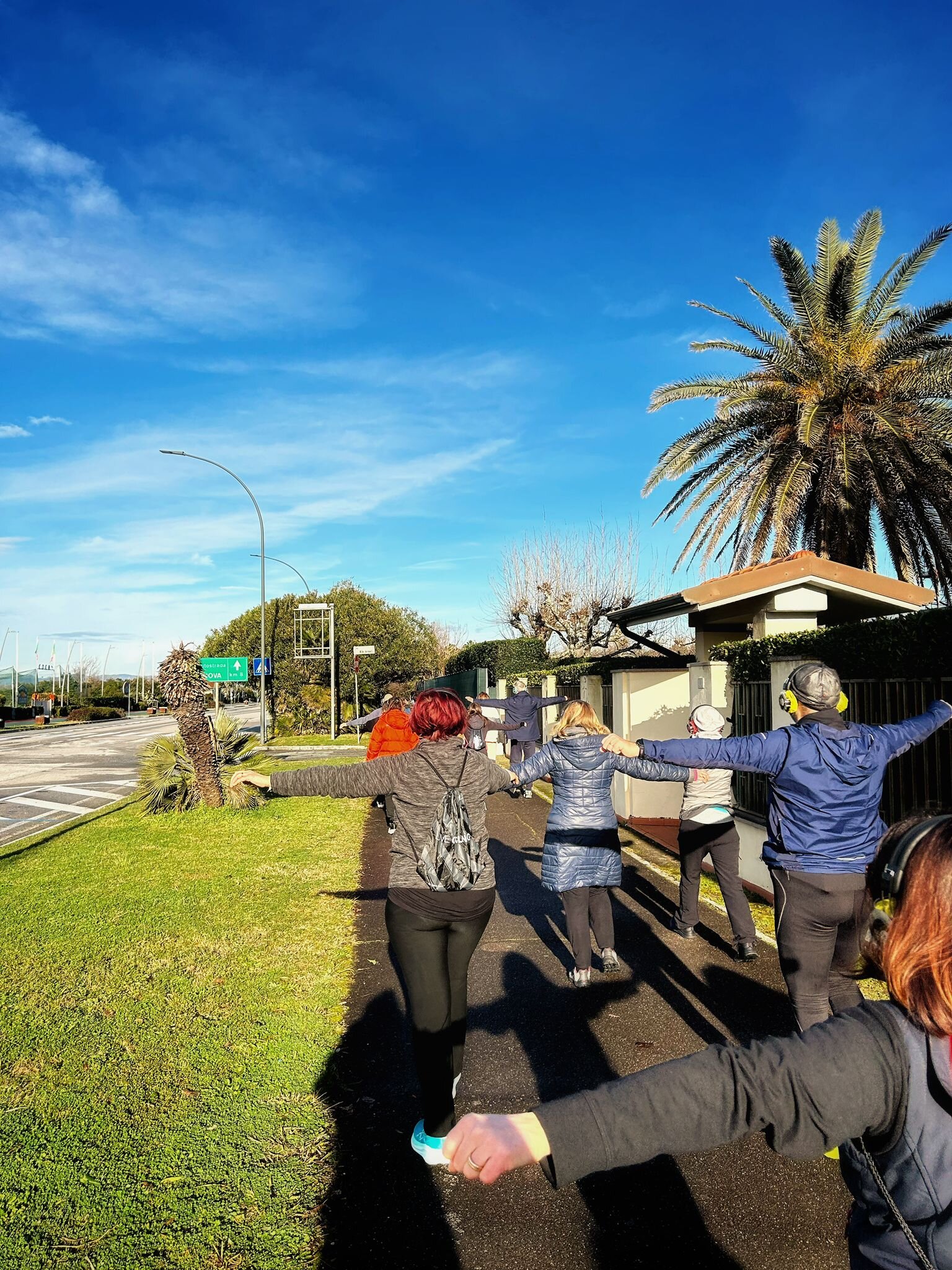 Camminata con cuffie nell'ambito del progetto Mi.Gio.Act Legacy