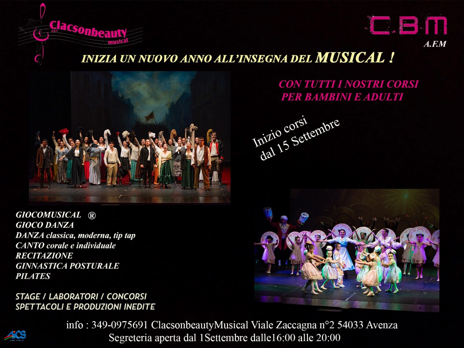 Inizia un nuovo anno all'insegna del Musical!