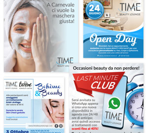 Alcuni post per centro estetico Time Beauty Lounge - Monza