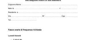 Modulo di Iscrizione 1 di 3