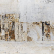 Diario 2015/2019, Tecnica mista su tavola, cm 140 x 50