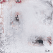 Disgiunzione (2) 2016, Tecnica mista su tela, cm 30 x 30