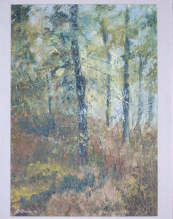 Bosco gestuale olio su tela, 35x50cm, 2004 Bosco gestuale olio su tela, 35x50cm, 2004