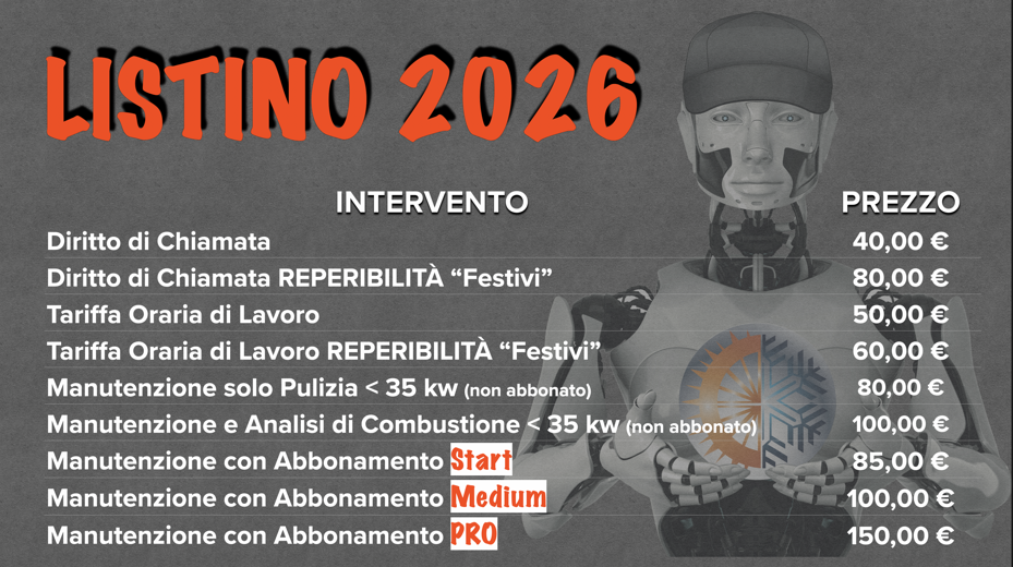 listino 2026