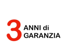 3 anni garanzia