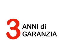 3 anni garanzia 3 anni garanzia