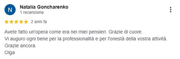Testimonianza cliente sulla realizzazione personalizzata di opere in pietra