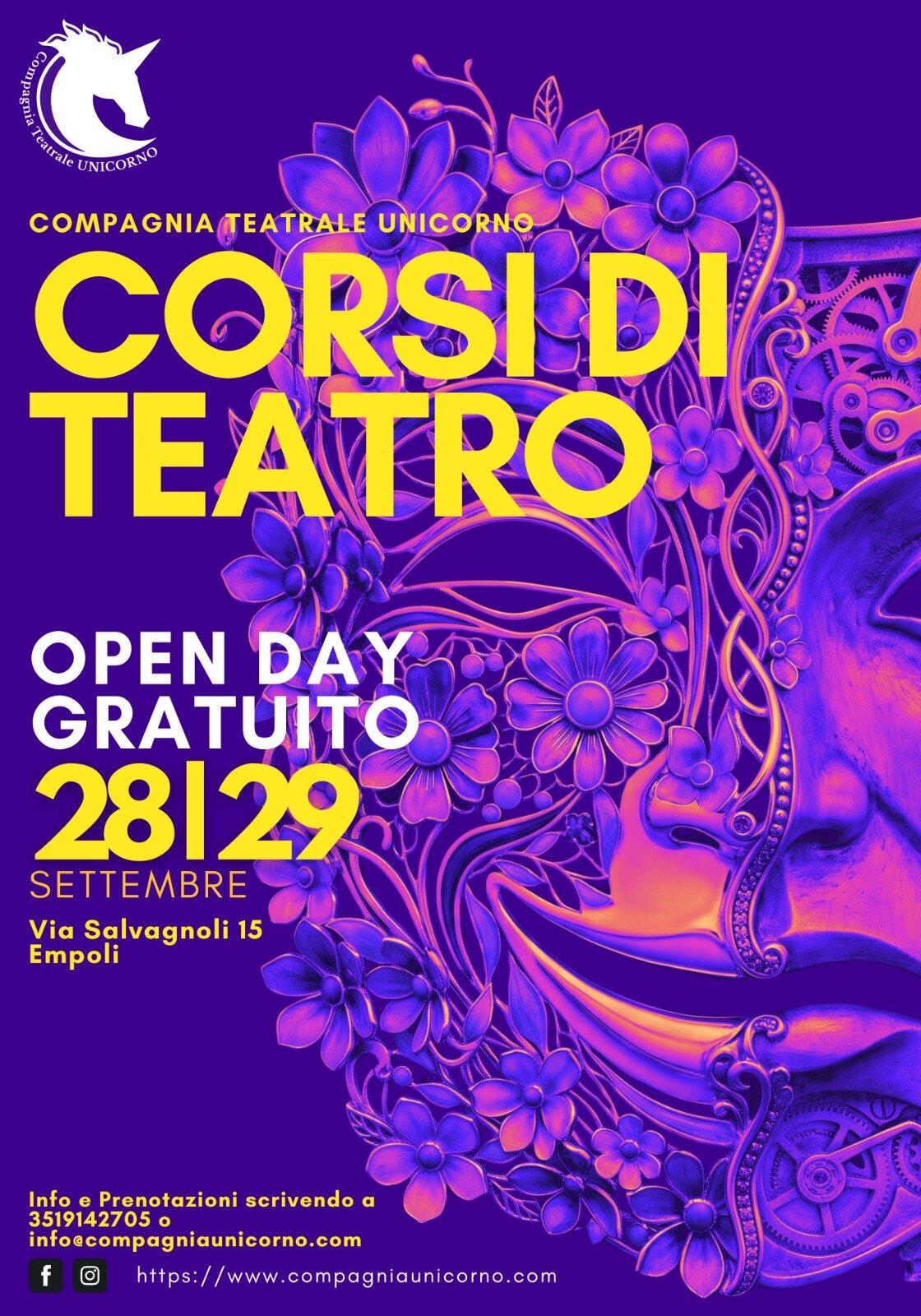 Corsi di teatro 2026 2027 a Empoli