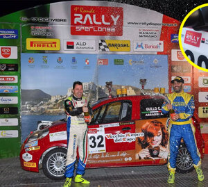 I piloti della Lm Motorsport, vincitori di categoria ci hanno scelto per gli adesivi della loro DR1