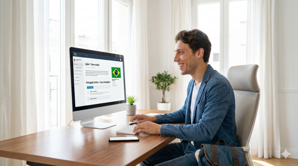 portoghese per affari, business portuguese, conversazione in portoghese, brasiliano per il lavoro, linguaggio formale brasiliano, lezioni di conversazione online, portoghese professionale