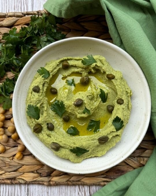 Hummus al prezzemolo