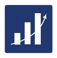 simbolo di grafico a barre verticali
